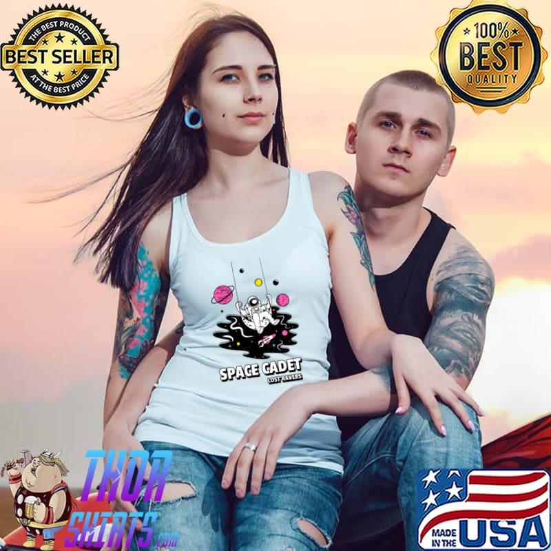 Official 90's Raver Astronaut House Techno Acid House Raver T-s Tank Top