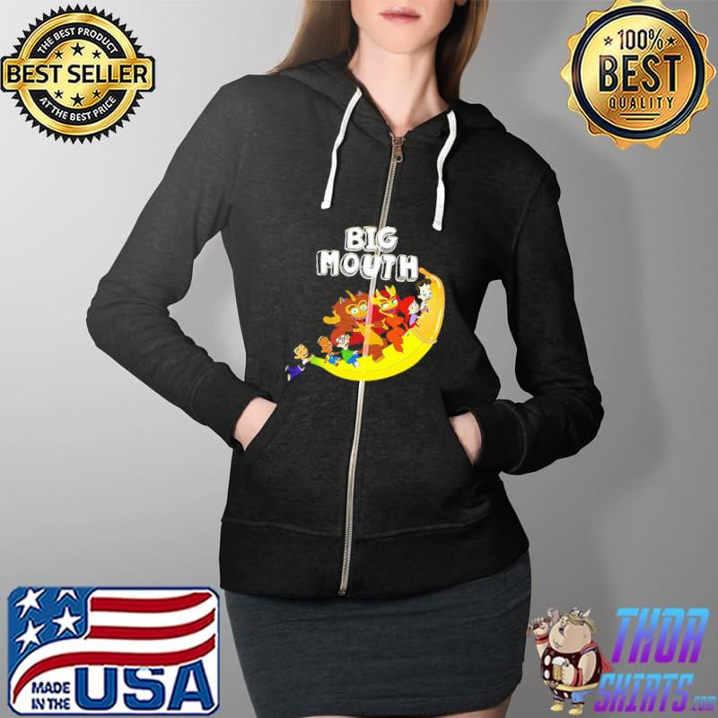 Official flying Banana big mouth s Full Zip Hooded