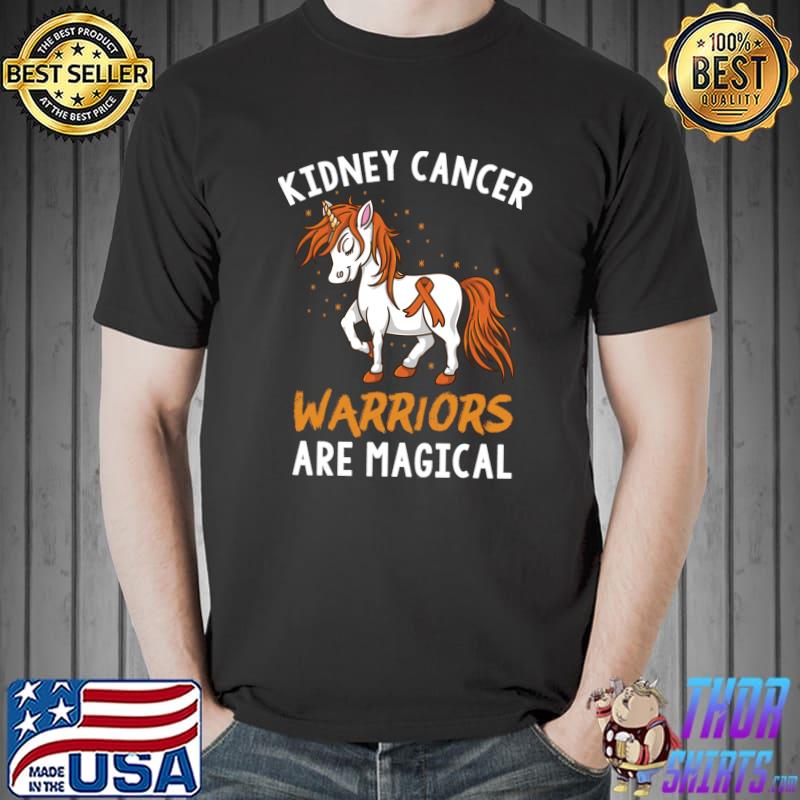 Official kidney Cancer Warriors Are Magical Long Sleeve T-Shirt Unisex