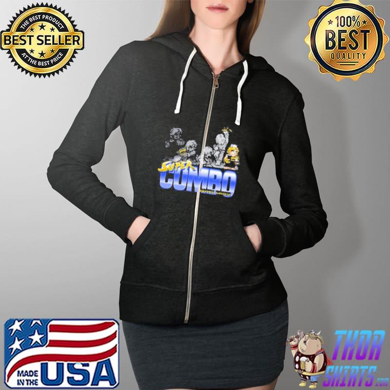 Official super Combo With RFries Shirt Full Zip Hooded