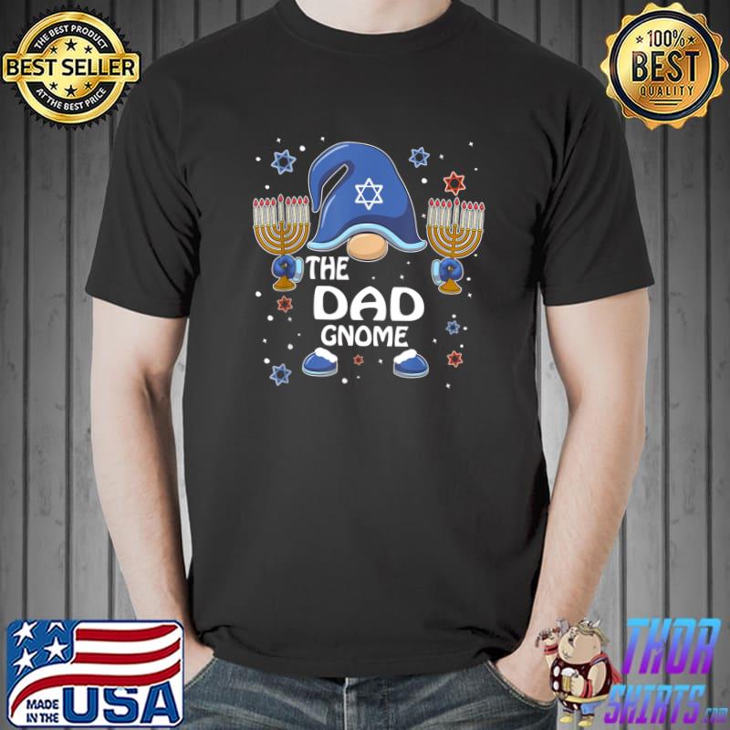 Official the Dad Gnome Hanukkah Matching Family Pajama T-Shirt Unisex