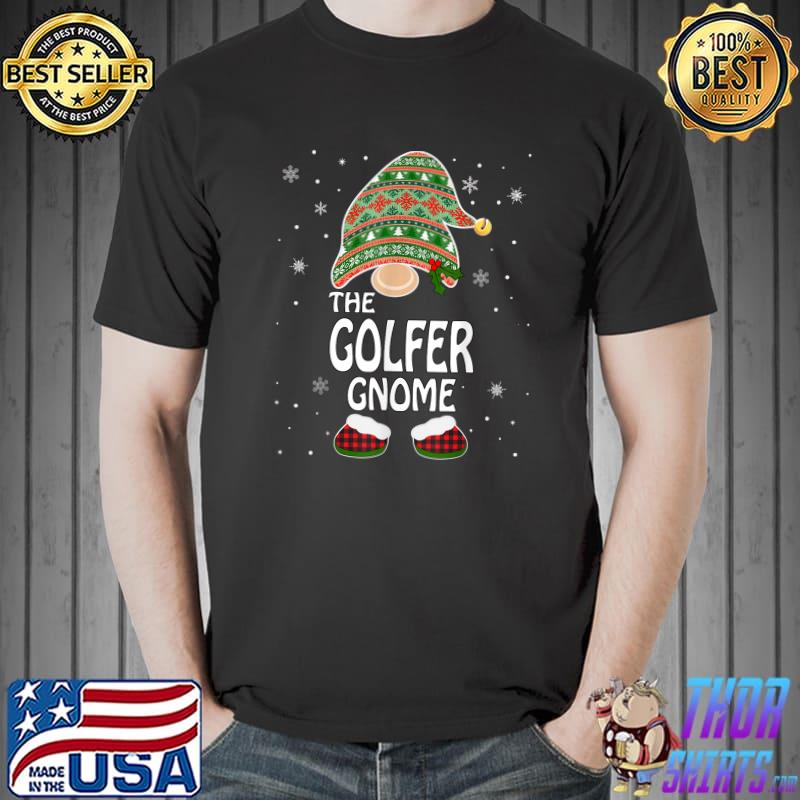 Official tHe Golfer Gnome Christmas T-Shirt Unisex