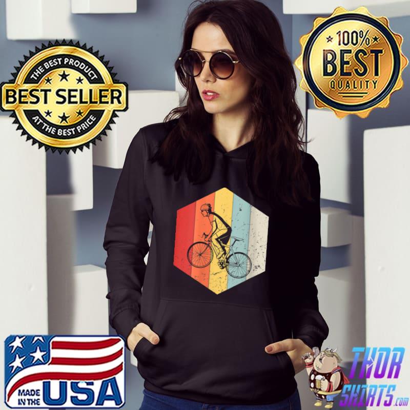 Official vintage Bicycle Retro Bicycle Silhouette Biker Lover 60s 70s T-Shirt