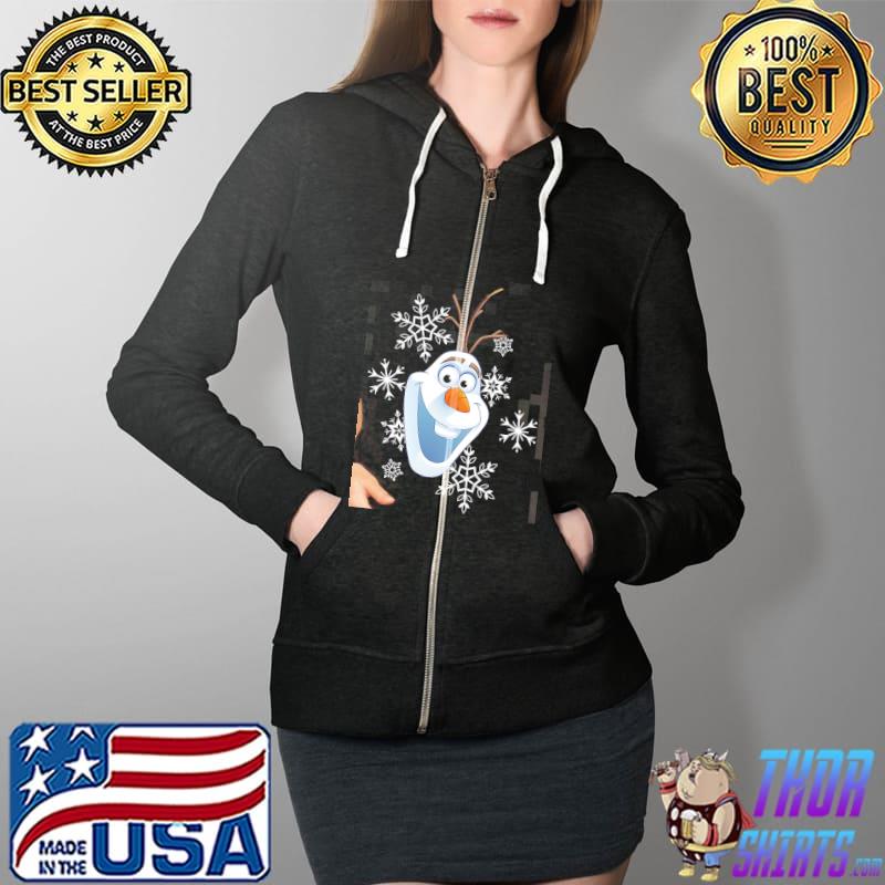 Olaf Christmas Shirt Full Zip Hooded