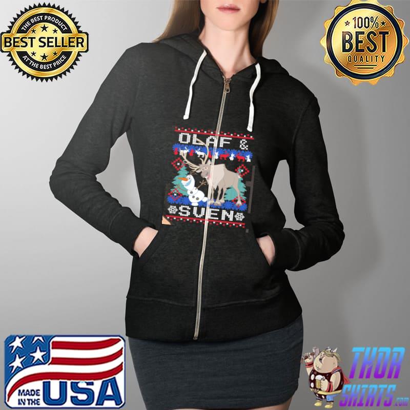 Olaf Sven Frozen Christmas s Full Zip Hooded