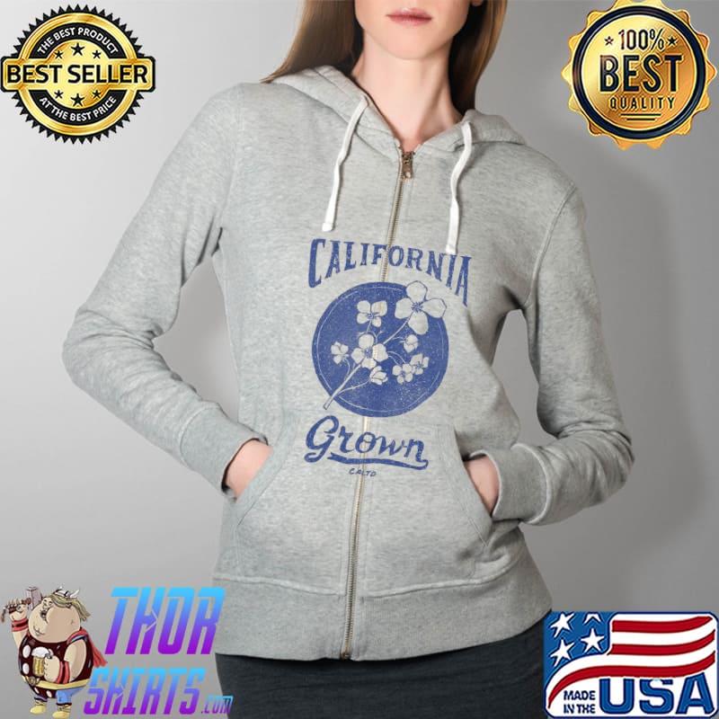 Original california Grown Circle Stripes Shirt Full Zip Hooded
