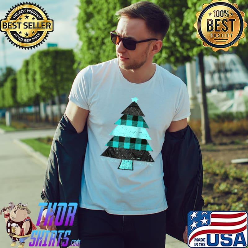 Original christmas Tree Buffalo Plaid Funny Xmas Gifts T-shirt
