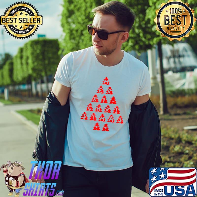 Original merry Christmas Tree Red Colour T-shirt