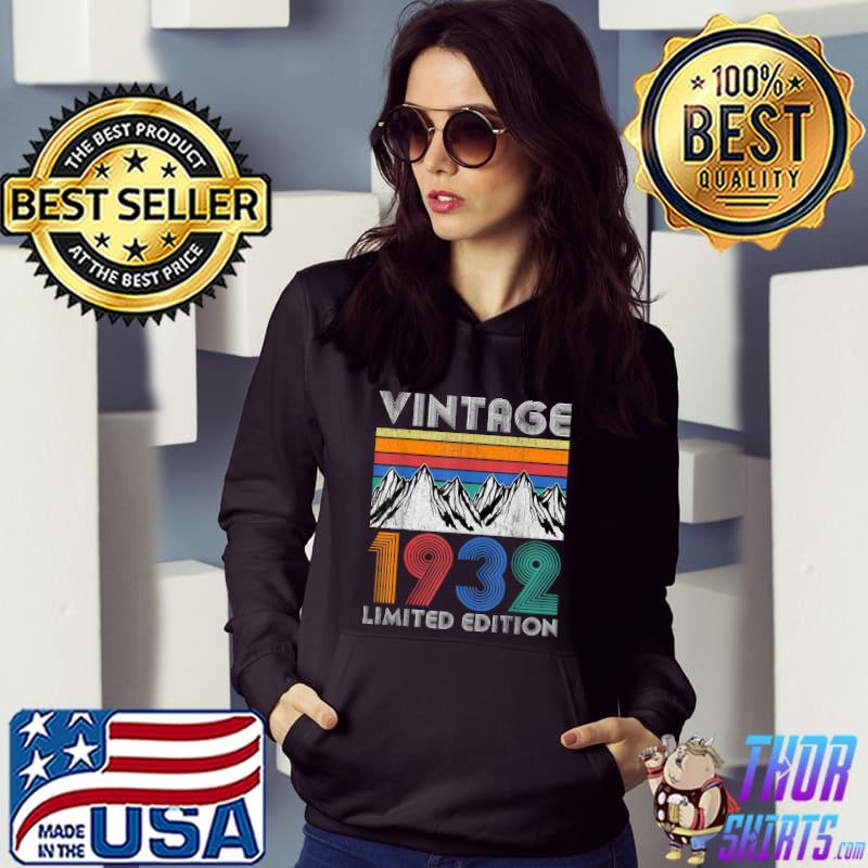 Original Vintage 1932 90th Birthday 90 Years Old Gift Men Women T-Shirt