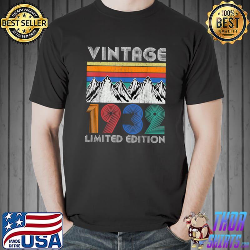 Original Vintage 1932 90th Birthday 90 Years Old Gift Men Women T-Shirt Unisex