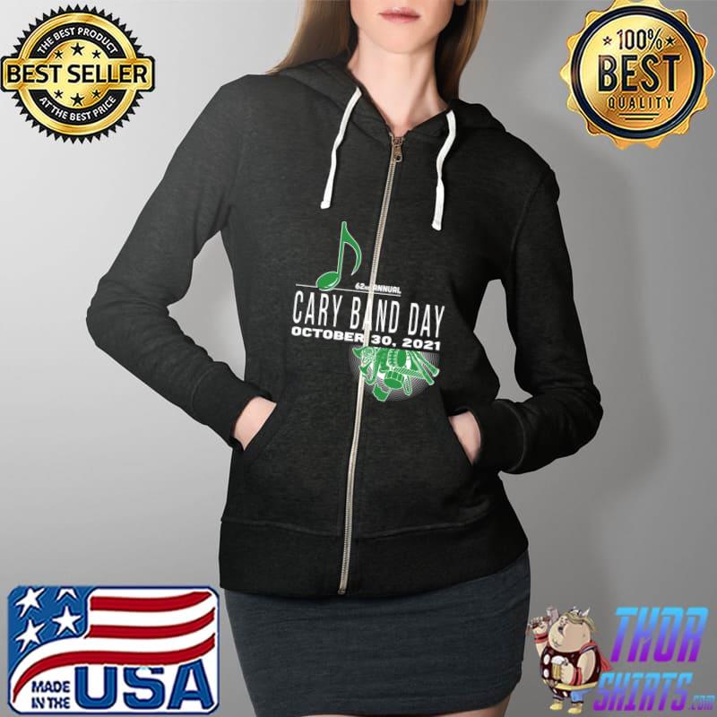 Premium 62nd Cary Band Day October 30, 2021 T-s Full Zip Hooded