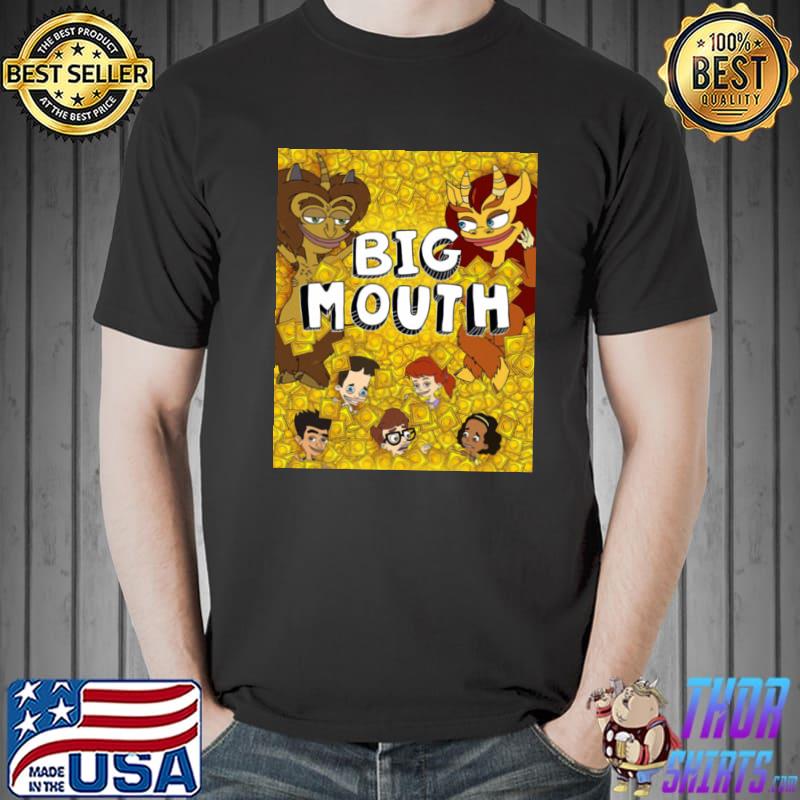 Premium big Mouth Poster Shirt Unisex