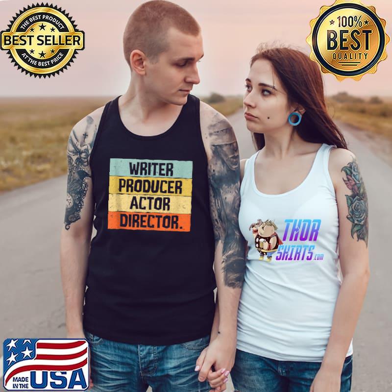 Premium cool Writer Producer Actor Director Filmmaker Movie Theater T-s Tank Top
