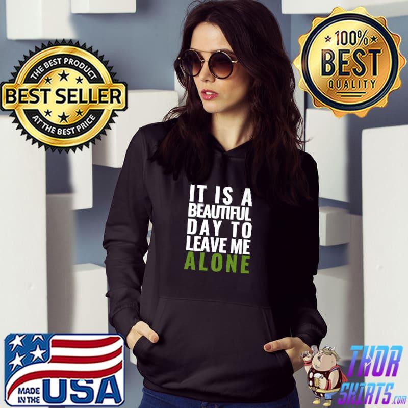 Premium funny Sarcastic Adult Joke Leave Me Alone Today Bad Hairday Premium T-Shirt