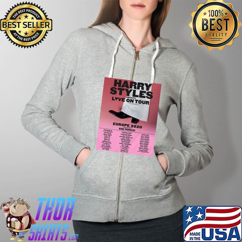 Premium harry Styles Live On Tour Cities Europe 2020 Shirt Full Zip Hooded