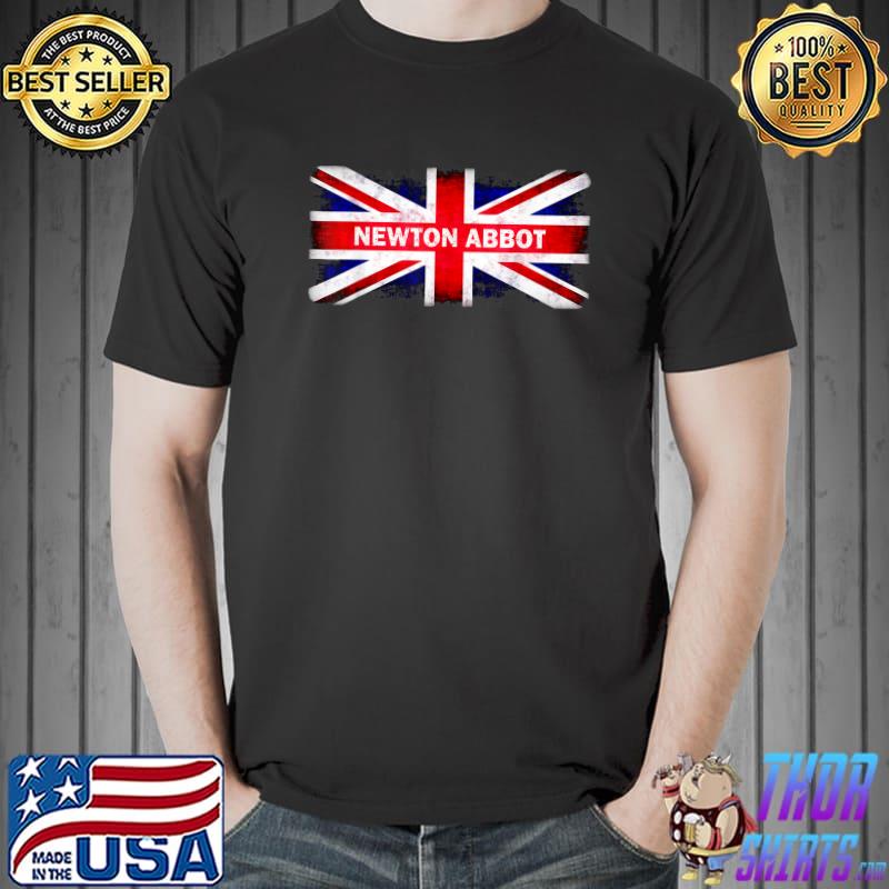 Premium newton Abbot UK British Flag T-Shirt Unisex