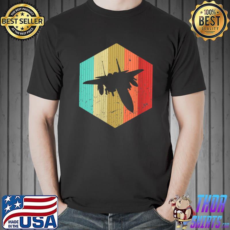 Premium vintage Airplane Retro Airplane Silhouette Aircraft Lover T-Shirt Unisex