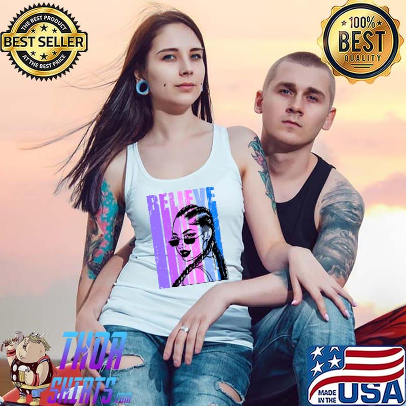 Retro Black Womans Corn Row Hair Sassy Diva Street T-Shirt Tank Top