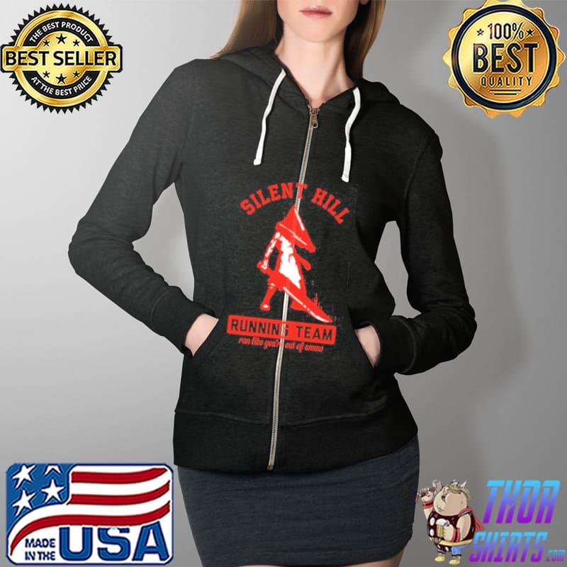 Silent Hill Running Team Run Like You're Out Of Ammo Shirt Full Zip Hooded