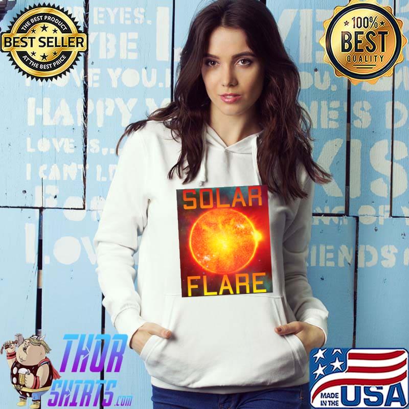 Solar Flare Space Sun Science Aerospace Engineer Astronaut Premium T-Shirt