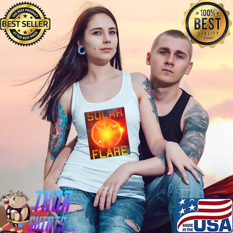 Solar Flare Space Sun Science Aerospace Engineer Astronaut Premium T-Shirt Tank Top