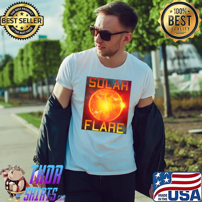 Solar Flare Space Sun Science Aerospace Engineer Astronaut Premium T-Shirt Unisex
