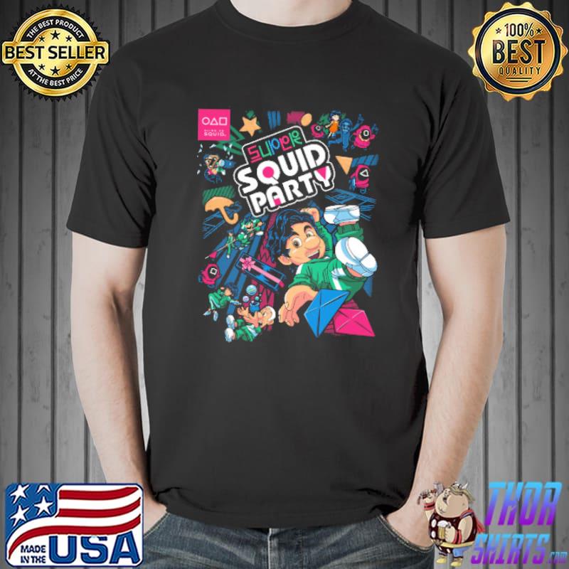 Squid Game Party Comics Shirt Unisex