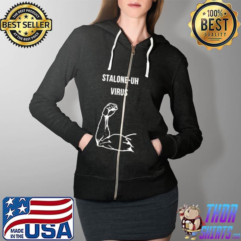Stalone Uh Virus Shirt Full Zip Hooded