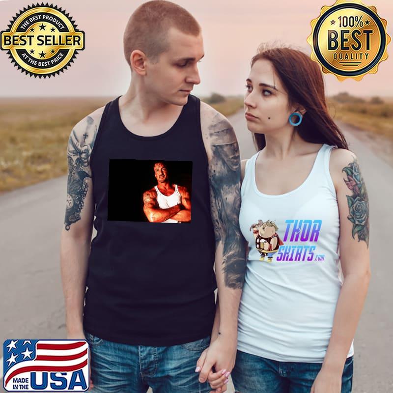 Sylvester Stallone Queso Espinosa Tattoo Shirt Tank Top