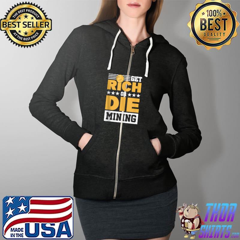 Top cryptocurrency Gifts for Bitcoin Miner and Trader T-Shirt Full Zip Hooded