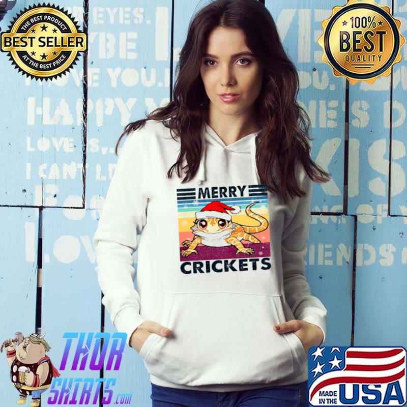 Top Frog santa merry crickets shirt