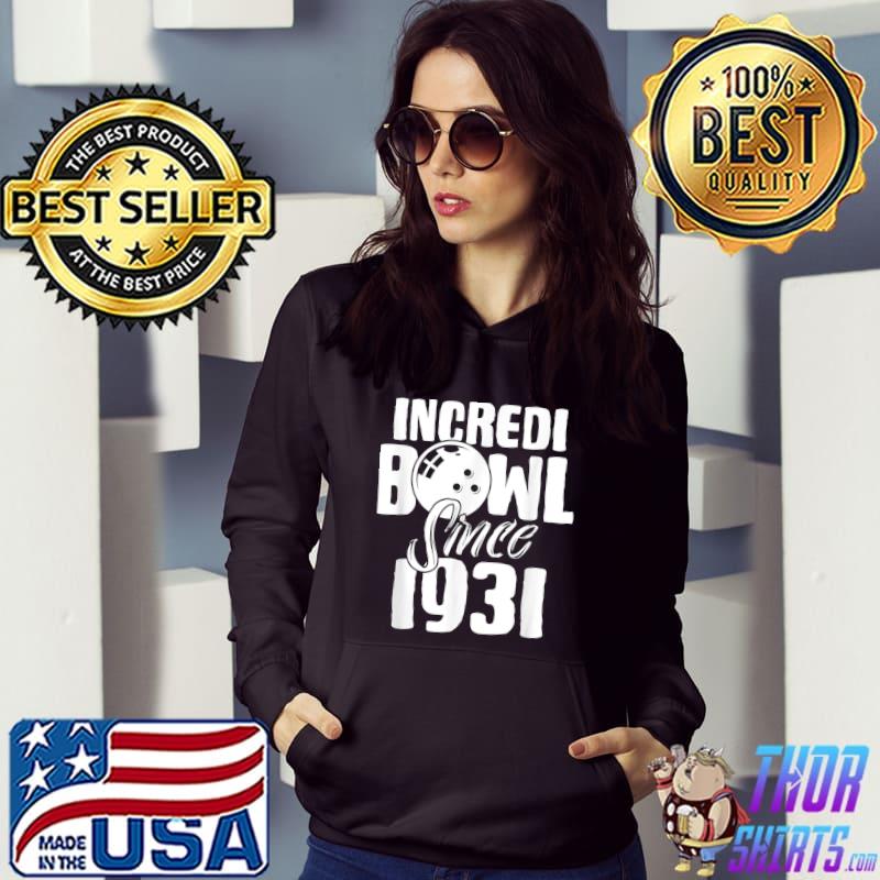 Top incrediBowl 90 Years Old Age Bowler 90th Birthday Old Man T-Shirt