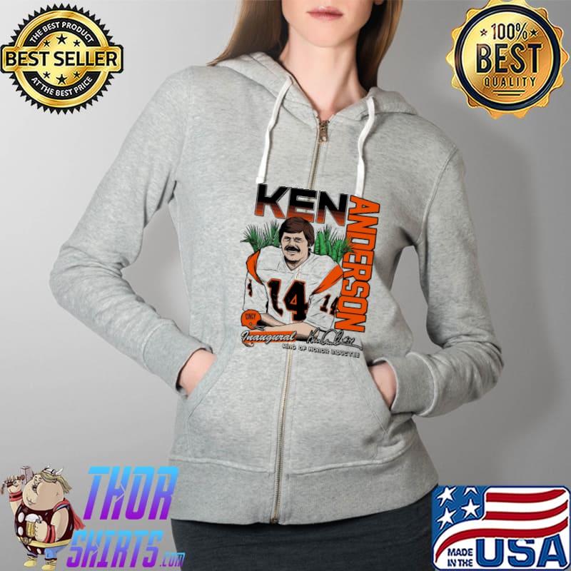 Top Ken Anderson Ring Of Honor Inductee Signature Shirt Full Zip Hooded