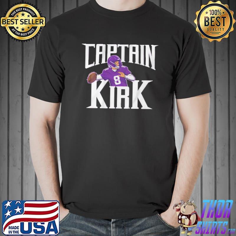 Top Kirk Cousins Captain Kirk Minnesota Vikings Shirt Unisex