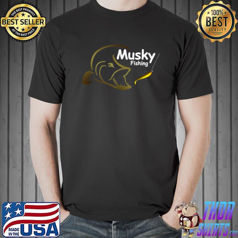 Top musky Fishing T-Shirt Unisex