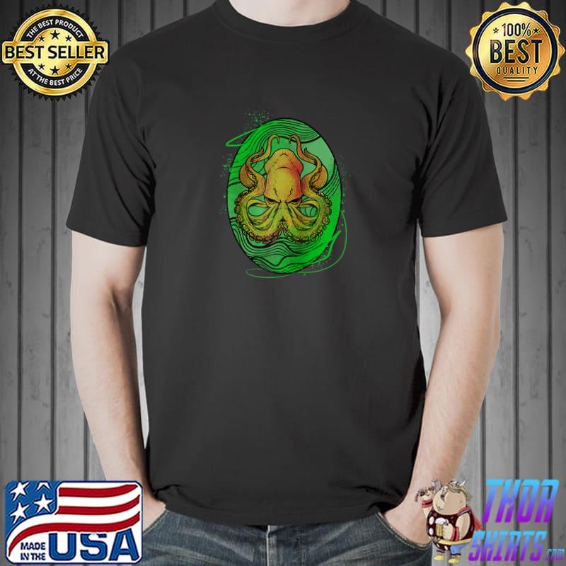 Top ocean Kraken Cephalopod T-Shirt Unisex