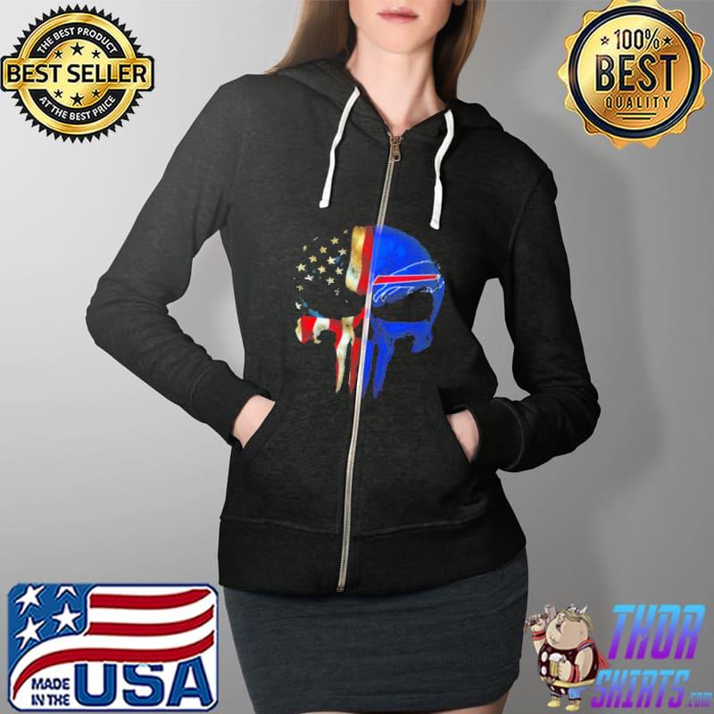 Punisher Skull American Flag Buffalo Bills shirt