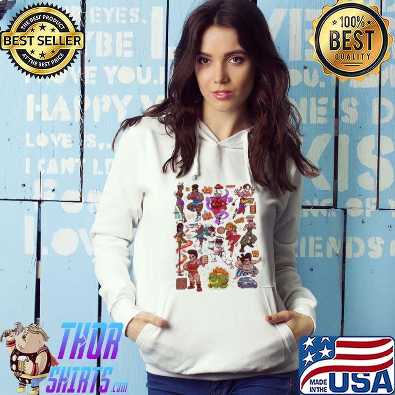 Top sweet Fighter Shirt Hoodie