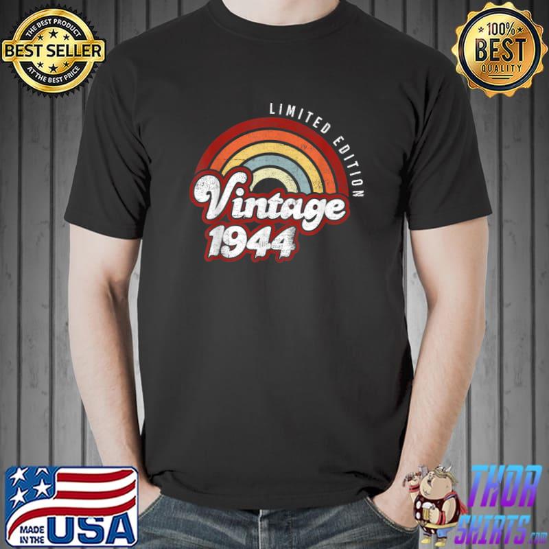 Top vintage 1944 77 Years Old 77th Birthday Limited Edition T-Shirt Unisex