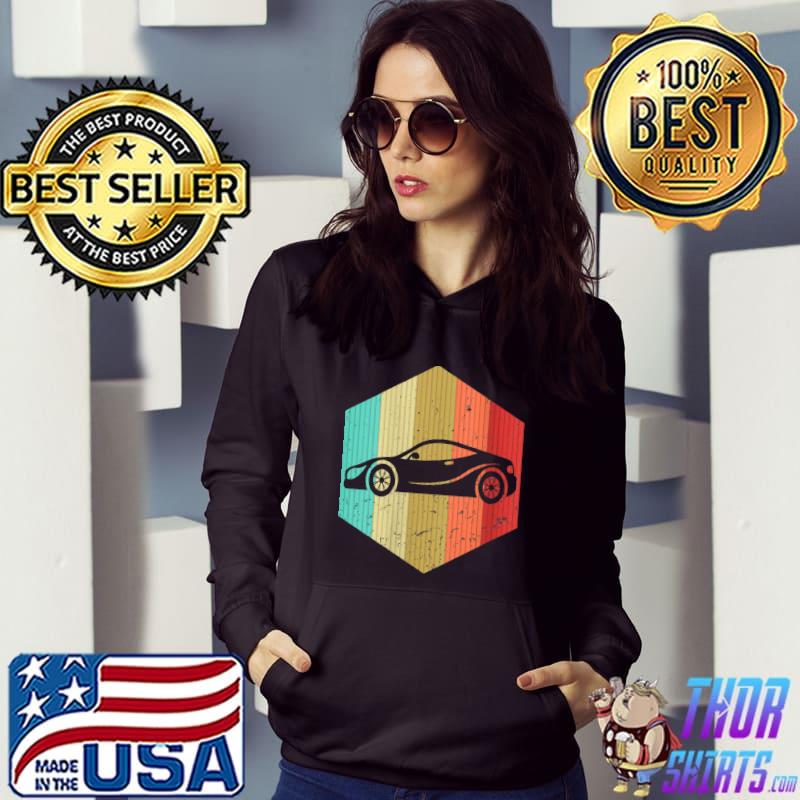 Top vintage Car Retro Sport Car Silhouette Automotive Lover 80s T-Shirt