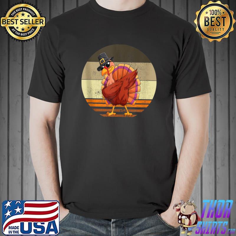 Vintage Dabbing Turkey for Thanksgiving T-s Unisex