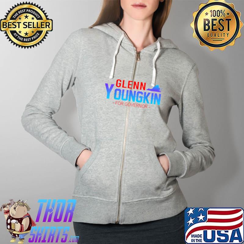 Virginia Governor Elections 2021 Republican Glenn Youngkin T-Shirt Full Zip Hooded