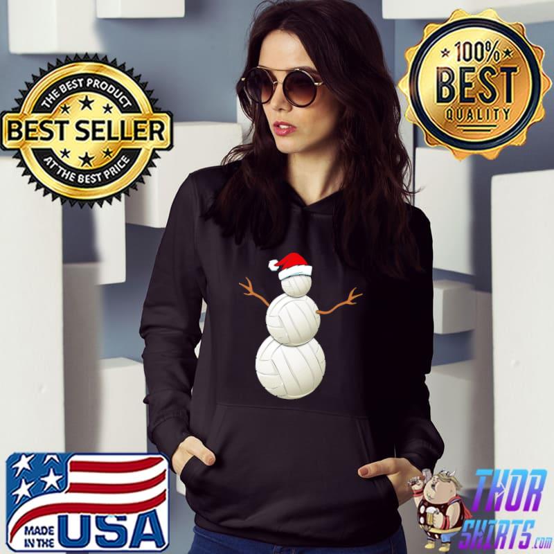 Volleyball Stick Christmas Hat Shirt