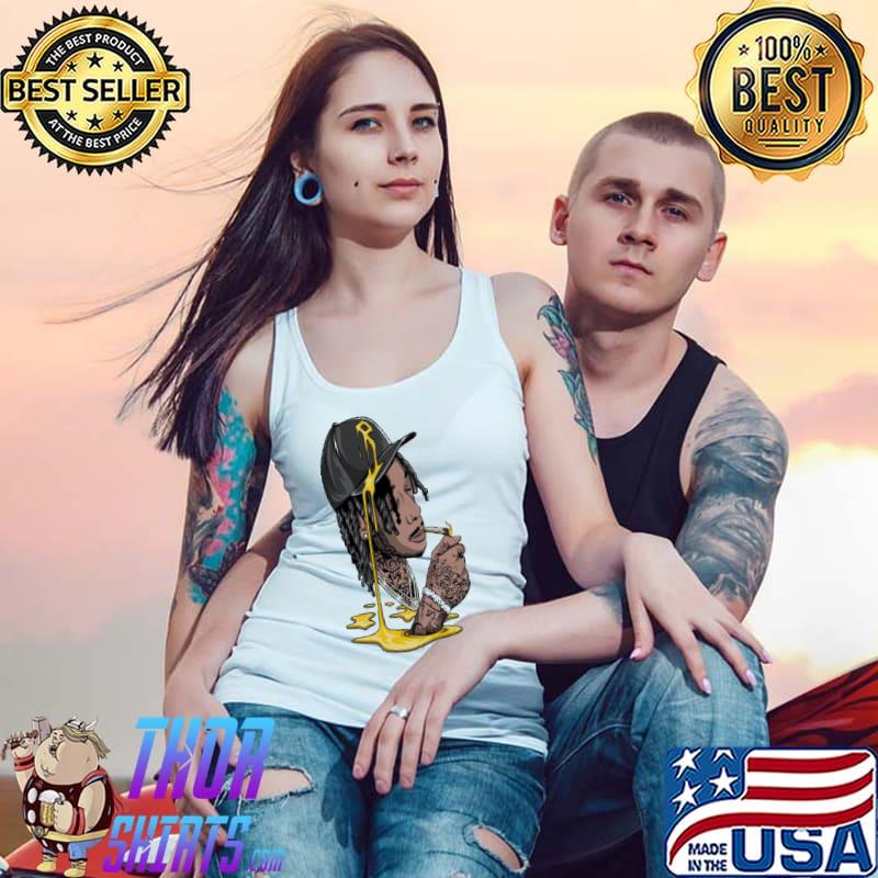 Wiz Khalifa Gold Smoking Weed Shirt Tank Top