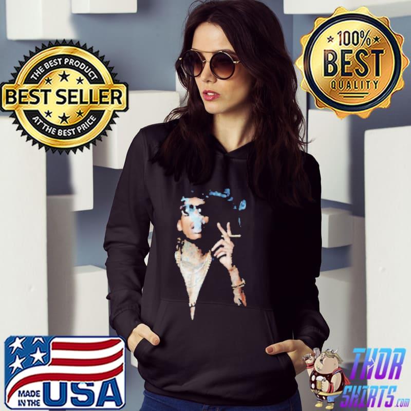 Wiz Khalifa Portrait Smoking Shirt
