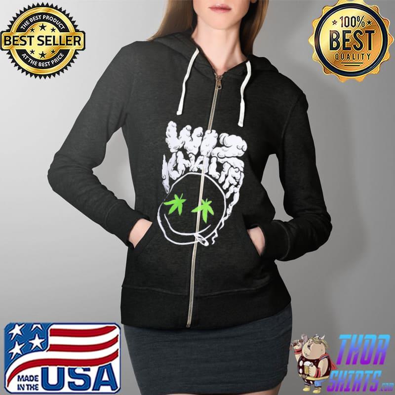 Wiz Khalifa Smokey Smiley Weed Shirt Full Zip Hooded