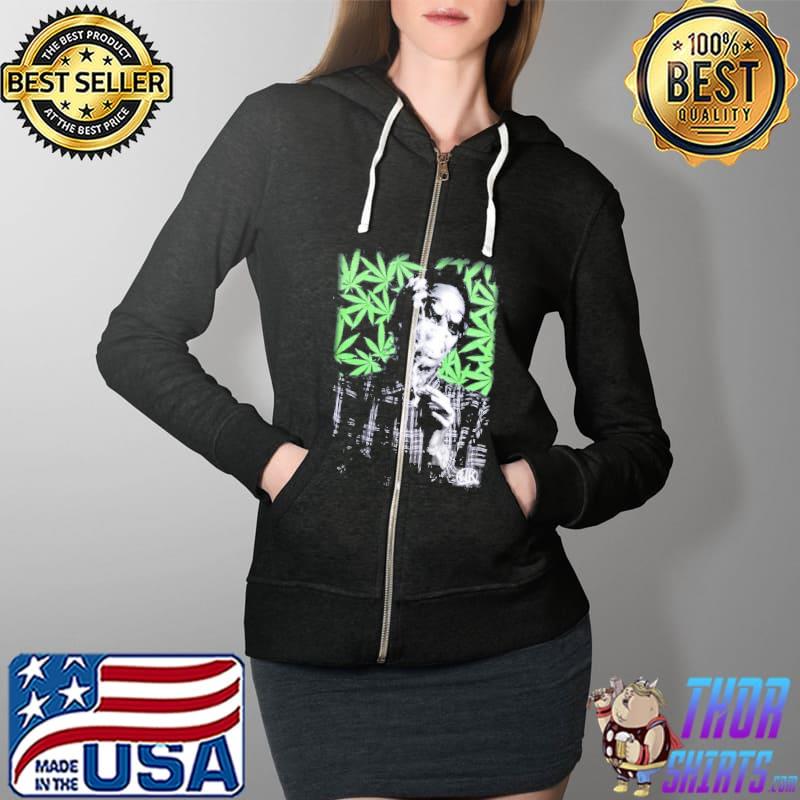 Wiz Khalifa Vault Smoking Weed Shirt Full Zip Hooded