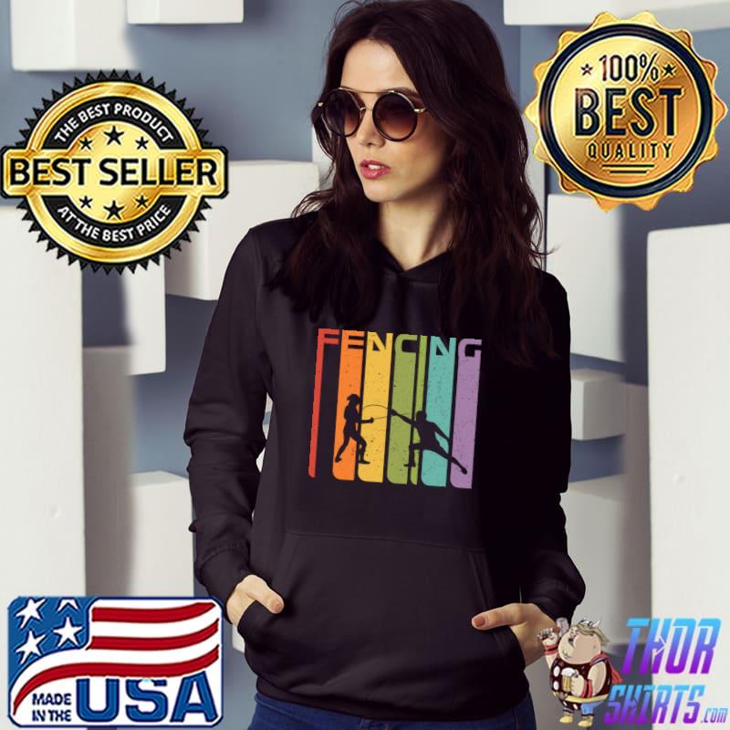 70s Retro Fencing Sports Fencing T-shirt