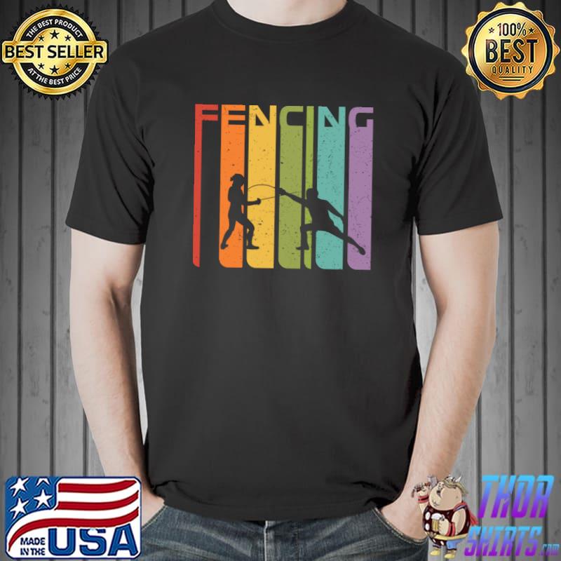 70s Retro Fencing Sports Fencing T- Unisex