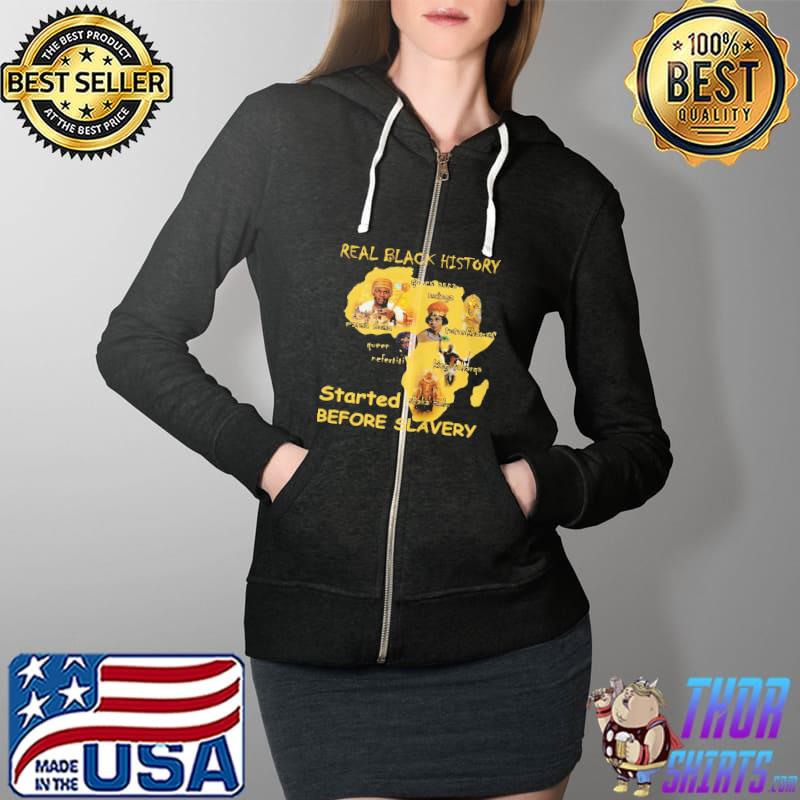 Awesome Real black history started before slavery Full Zip Hooded